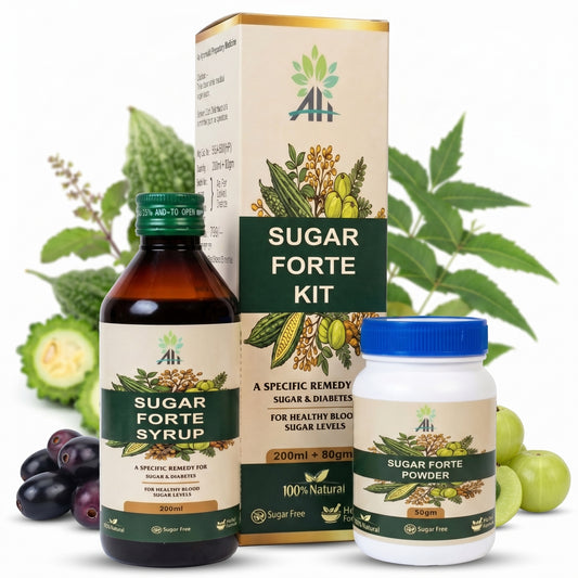 Sugar Forte Kit - Sugar Forte Syrup (200 ML) & Sugar Forte Powder (80 GM)