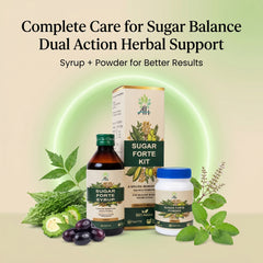 Sugar Forte Kit - Sugar Forte Syrup (200 ML) & Sugar Forte Powder (80 GM)