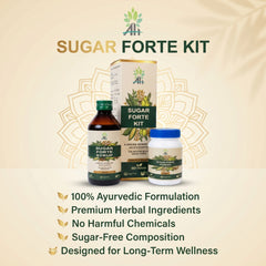 Sugar Forte Kit - Sugar Forte Syrup (200 ML) & Sugar Forte Powder (80 GM)