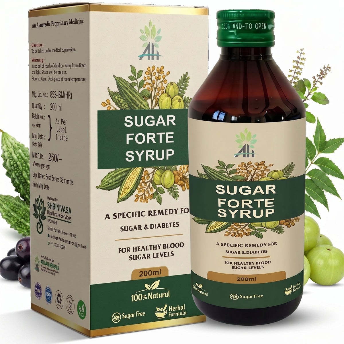 Sugar Forte Syrup - 200 ML